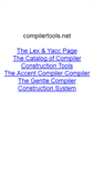 Mobile Screenshot of compilertools.net