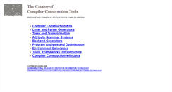 Desktop Screenshot of catalog.compilertools.net